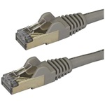 StarTech RJ45 CAT6A 10Gb STP -> RJ45 CAT6A 10Gb STP M/M adatkábel 0.5m szürke