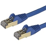 StarTech RJ45 CAT6A 10Gb STP -> RJ45 CAT6A 10Gb STP M/M adatkábel 3m kék