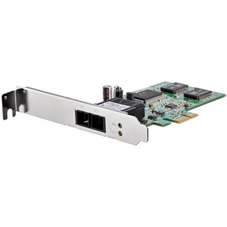 StarTech PCI-E x1 1000Mbps hálózati kártya low profile Multimode SC Fiber. 550m