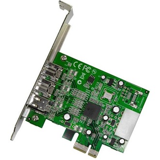 StarTech PCI-E x1 1+2 portos FireWire A FireWire B IO vezérlő
