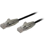 StarTech RJ45 CAT6 UTP -> RJ45 CAT6 UTP M/M adatkábel 1m fekete slim