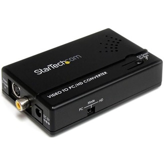 StarTech S-Video composite -> VGA F/F konverter fekete