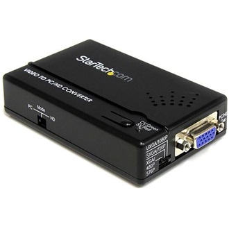 StarTech S-Video composite -> VGA F/F konverter fekete