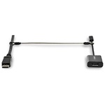 StarTech Security Cable Tethers for Adapters & Dongles biztonsági kábelrögzítő 0.3m ezüst-fekete Steel 10db