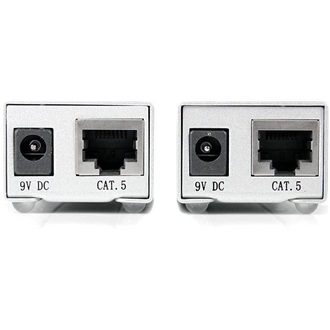 StarTech Serial RS-232 -> RJ45 CAT5 UTP F/F extender ezüst max. 1000m