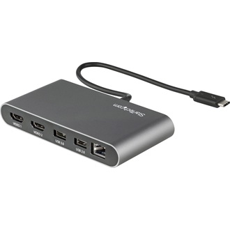 StarTech Thunderbolt 3 Mini Dock 5-port 100W Thunderbolt 3 dokkoló szürke
