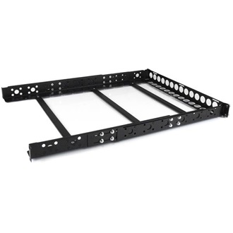 StarTech 1U fixed Rail Kit fekete