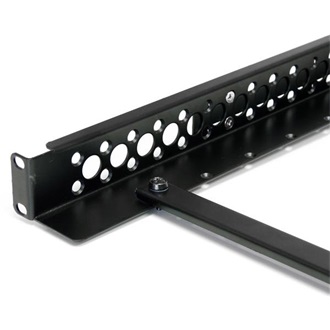 StarTech 1U fixed Rail Kit fekete