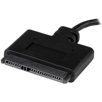 StarTech -> SATA 22pin M/F adapter 0.4m fekete