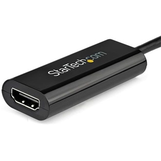 StarTech USB-A 3.0 -> HDMI M/F adapter 0.15m fekete slim