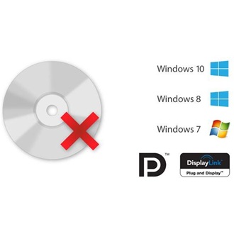 StarTech USB-A 3.0 -> HDMI M/F adapter 0.2m fekete 4k