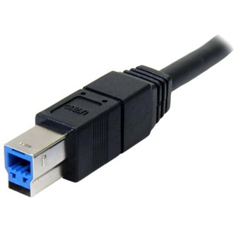 StarTech USB-A 3.0 -> USB-B 3.0 M/M adatkábel 3m fekete