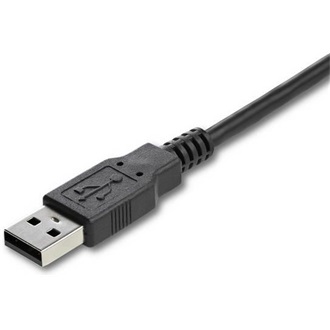 StarTech USB-A 2.0 -> VGA M/F adapter 0.5m fekete