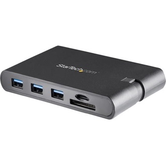 StarTech USB-C -> HDMI 1.4 VGA Gigabit LAN microSD adapter szürke