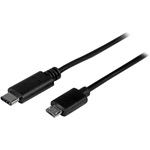 StarTech USB-C -> USB-B 2.0 micro M/M adatkábel 0.5m fekete