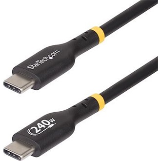 StarTech USB-C -> USB-C M/M töltőkábel 1m fekete