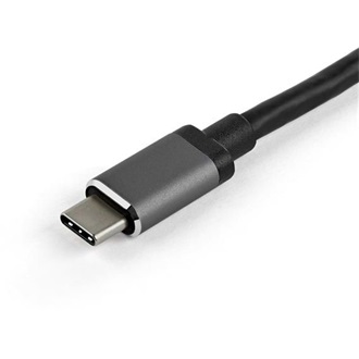 StarTech USB-C / Thunderbolt -> HDMI 1.4 3db USB-A 3.0 Gigabit LAN VGA M/F adapter 0.25m szürke