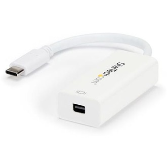 StarTech USB-C -> Mini DisplayPort 1.2 M/F adapter 0.2m ezüst