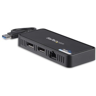 StarTech USB TO DUAL DP DOCKING STATION DOCKING STATION 4K GBE USB 3.0