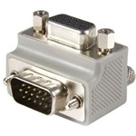 StarTech VGA -> VGA M/F adapter szürke 90°