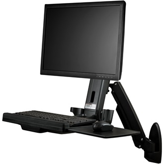 StarTech WALL MOUNTED SIT STAND DESK .