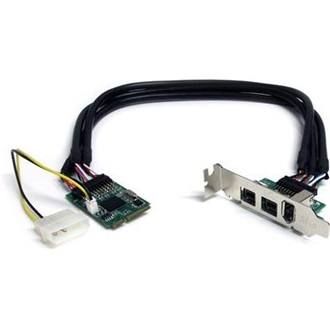 StarTech mini PCI-E x1 1+2 portos FireWire A FireWire B IO vezérlő