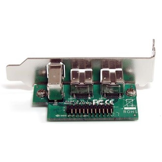 StarTech mini PCI-E x1 1+2 portos FireWire A FireWire B IO vezérlő