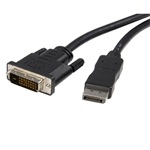 StarTech Displayport -> DVI-D M/M video jelkábel 3m fekete