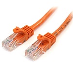 StarTech RJ45 CAT5e UTP -> RJ45 CAT5e UTP M/M adatkábel 1m narancssárga