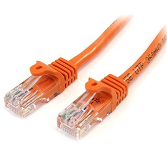 StarTech RJ45 CAT5e UTP -> RJ45 CAT5e UTP M/M adatkábel 1m narancssárga