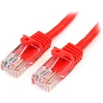 StarTech RJ45 CAT5e UTP -> RJ45 CAT5e UTP M/M adatkábel 1m piros