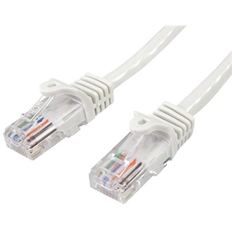 StarTech RJ45 CAT5e UTP -> RJ45 CAT5e UTP M/M adatkábel 1m fehér