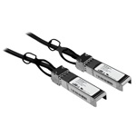 StarTech SFP+ M/M adatkábel 1m Cisco kompatibilis 10GbE Passive Twinax Direct Attach fekete