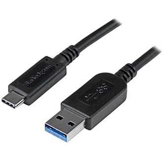StarTech USB-C -> USB-A 2.0 M/M adatkábel 1m fekete