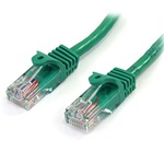 StarTech RJ45 CAT5e UTP -> RJ45 CAT5e UTP M/M adatkábel zöld