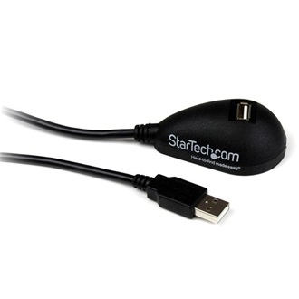 StarTech USB A M/F adatkábel hosszabbító 1.5m fekete azstali