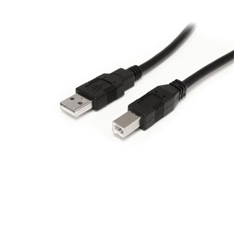 StarTech USB-A 2.0 -> USB-B 2.0 M/M adatkábel 5m fekete