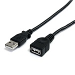 StarTech USB A M/F adatkábel hosszabbító 1.8m fekete