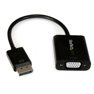 StarTech Displayport -> VGA M/F aktív adapter 0.1m fekete