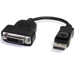 StarTech Displayport -> DVI-D M/F adapter 0.1m aktív fekete