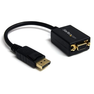 StarTech Displayport -> VGA M/F aktív adapter 0.1m fekete
