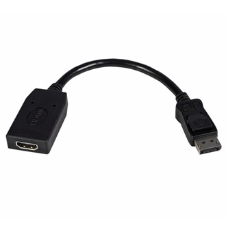 StarTech Displayport -> HDMI M/F adapter 0.1m fekete