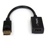 StarTech Displayport -> HDMI M/F adapter 0.1m fekete