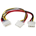 StarTech Molex Power 4pin -> 2db Molex Power 4pin M/F tápkábel 0.2m
