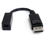 StarTech Displayport -> Displayport mini M/F adapter 0.15m fekete