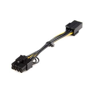 StarTech Power 6pin -> Power 8pin EPS F/M tápkábel 0.15m