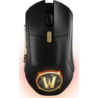 Steelseries Aerox 9 Wireless WOW Edition optikai Bluetooth / vezeték nélküli gaming egér fekete-arany
