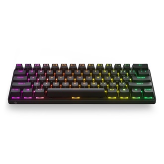 Steelseries Apex Pro mini Bluetooth / vezeték nélküli angol gaming OmniPoint billentyűzet fekete