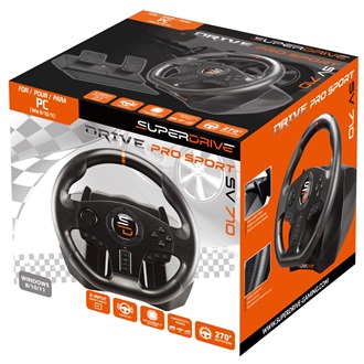 Subsonic Superdrive SV 710 USB-A kormány játékvezérlő fekete