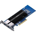 Synology E10G30-T2 10Gb/s PCIe x8 Dual RJ45 hálózati adapter low profile